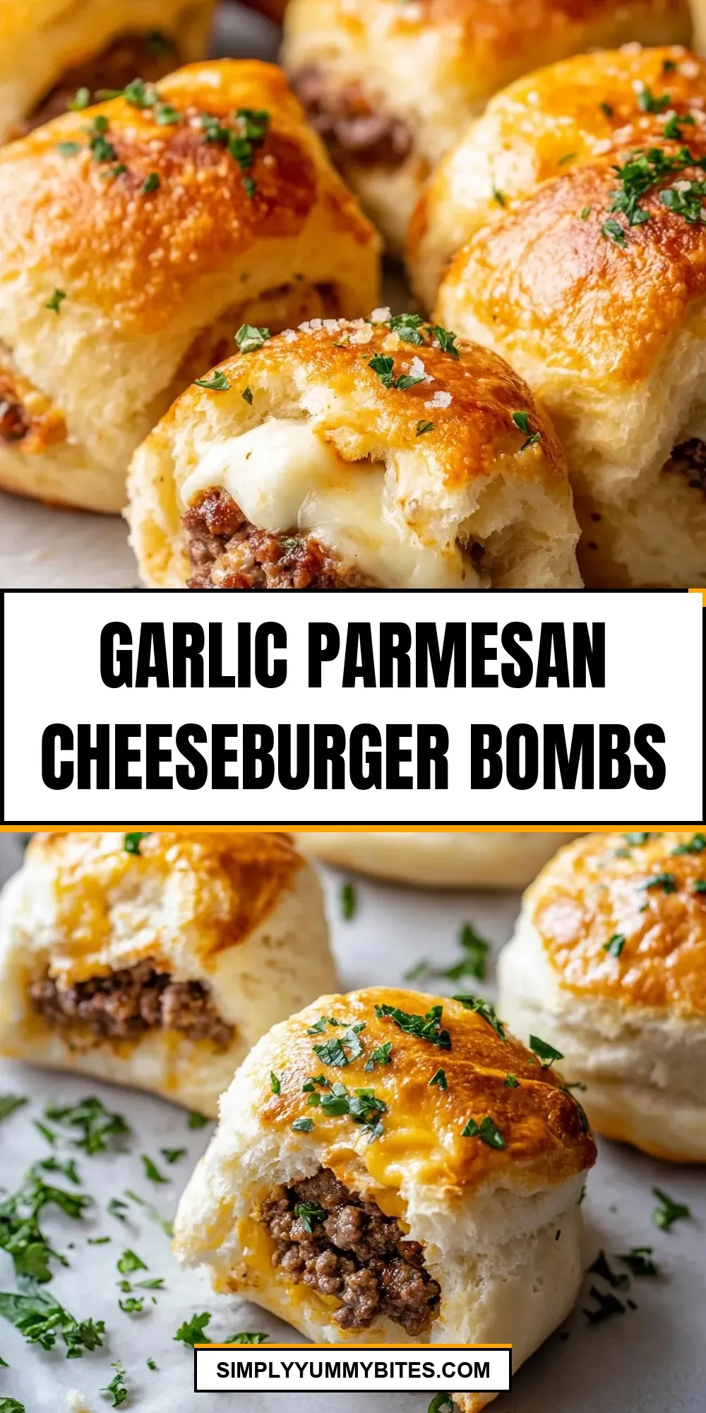 How To Make Creamy Garlic Parmesan Cheeseburger Bombs