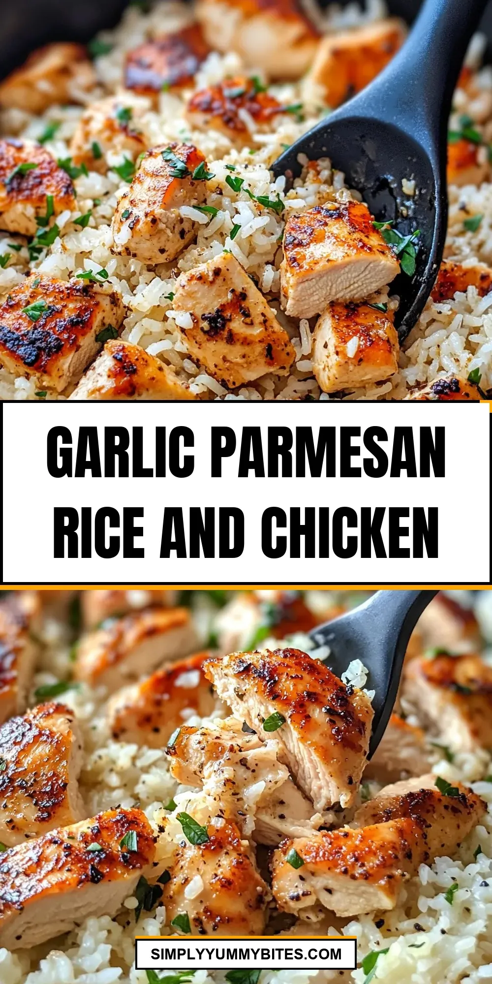 Irresistible Garlic Parmesan Rice And Chicken