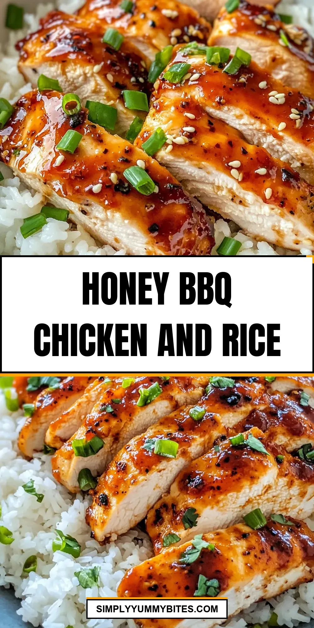 The Best Honey Bbq Chicken And Rice Ever