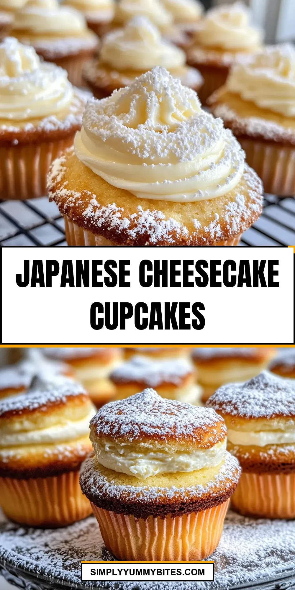 Homemade Japanese Cheesecake Cupcakes