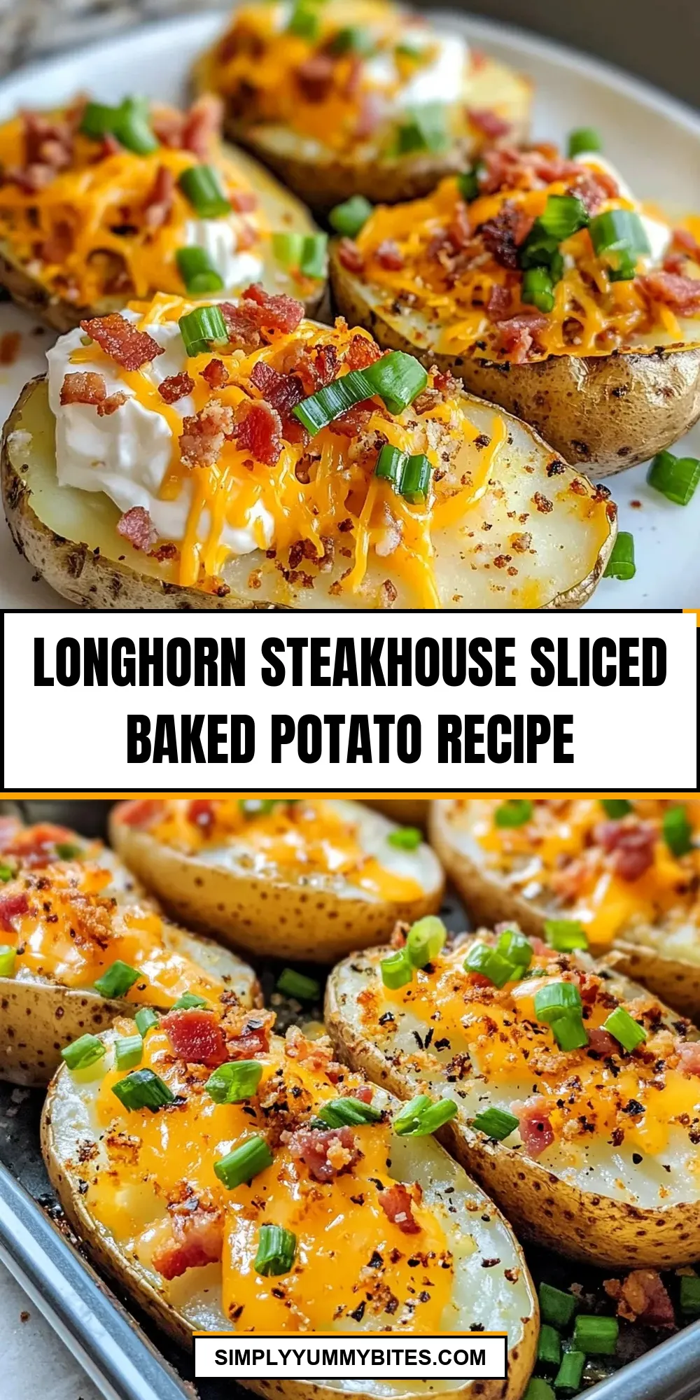 The Best Longhorn Steakhouse Sliced Baked Potato Ever