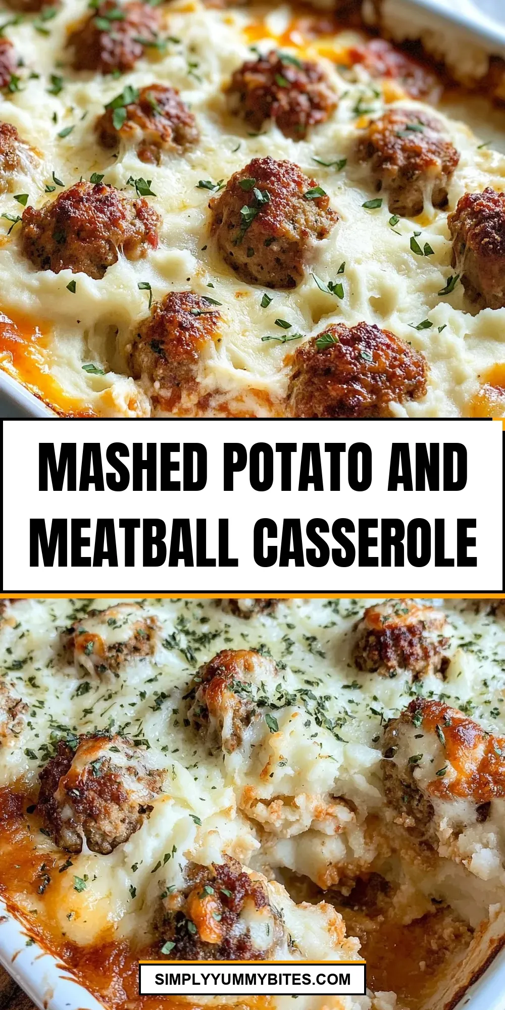 How To Make Simple Mashed Potato And Meatball Casserole