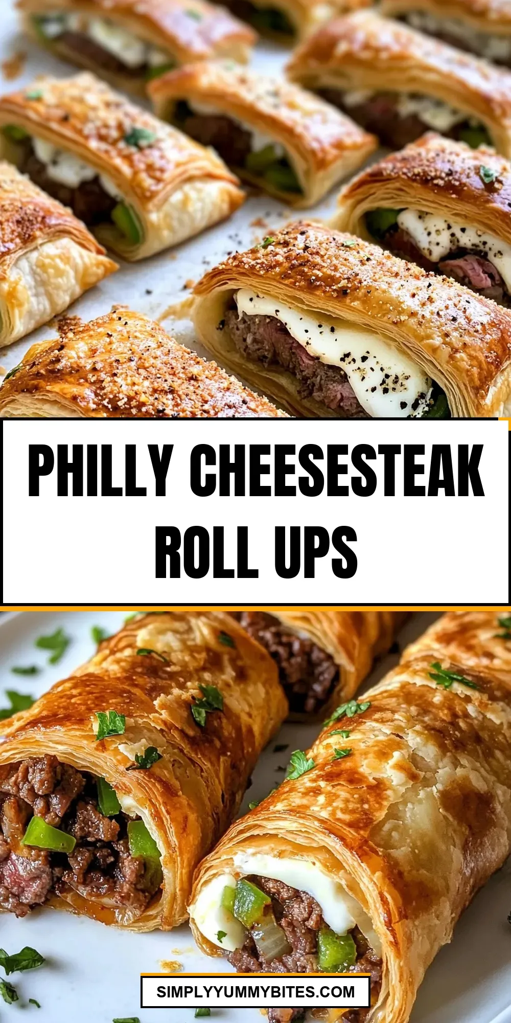 Easy Philly Cheesesteak Roll Ups Recipe