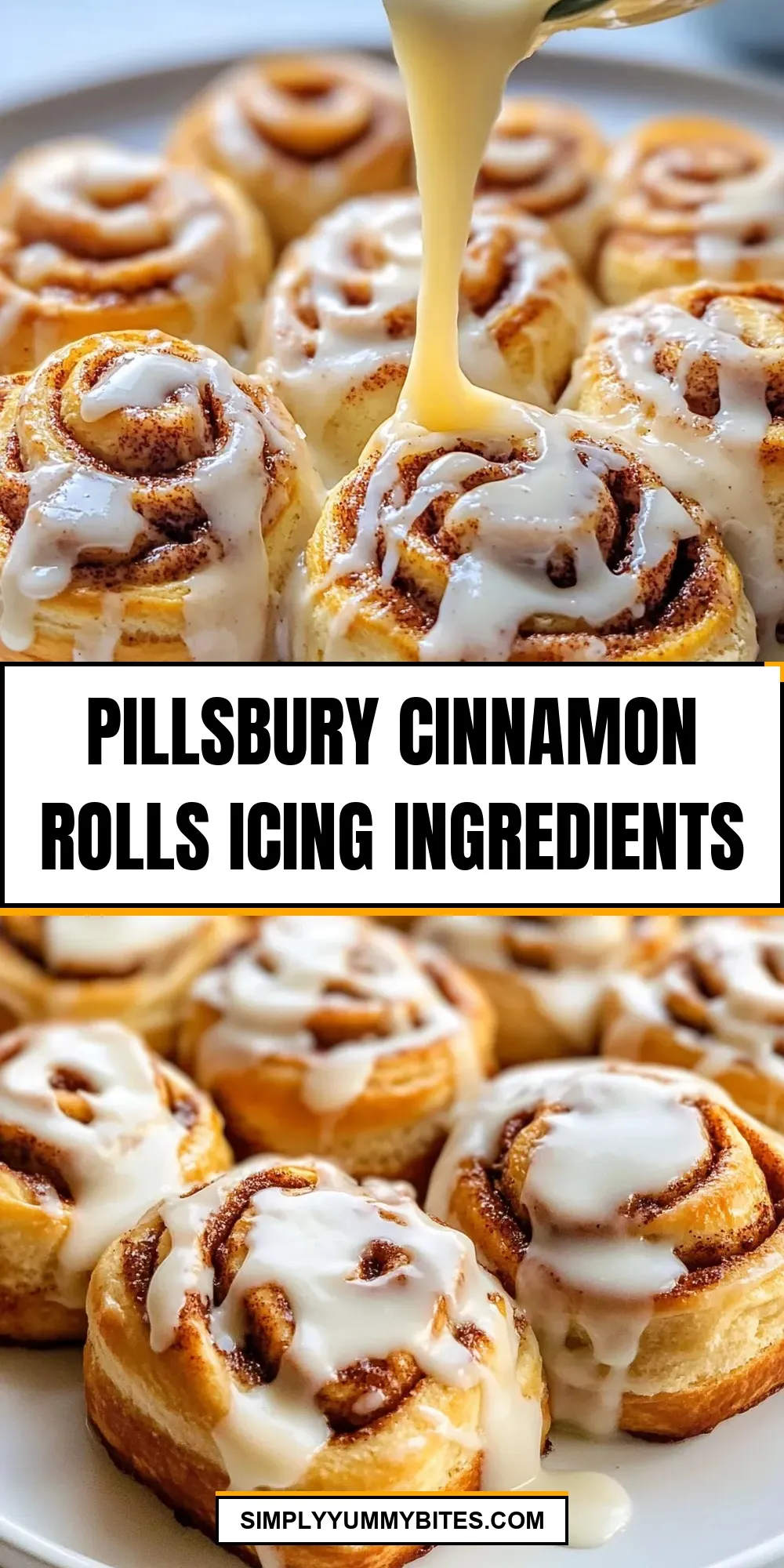 Creamy Pillsbury Cinnamon Rolls Icing Ingredients