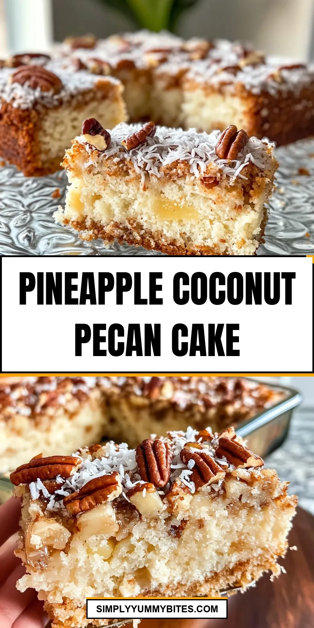 How To Make Delicious Pineapple Coconut Pecan Cake