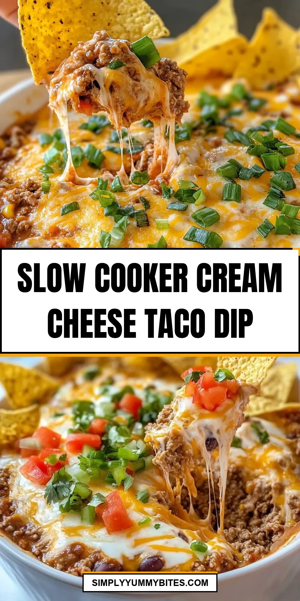 Slow Cooker Cream Cheese Taco Dip Recipe