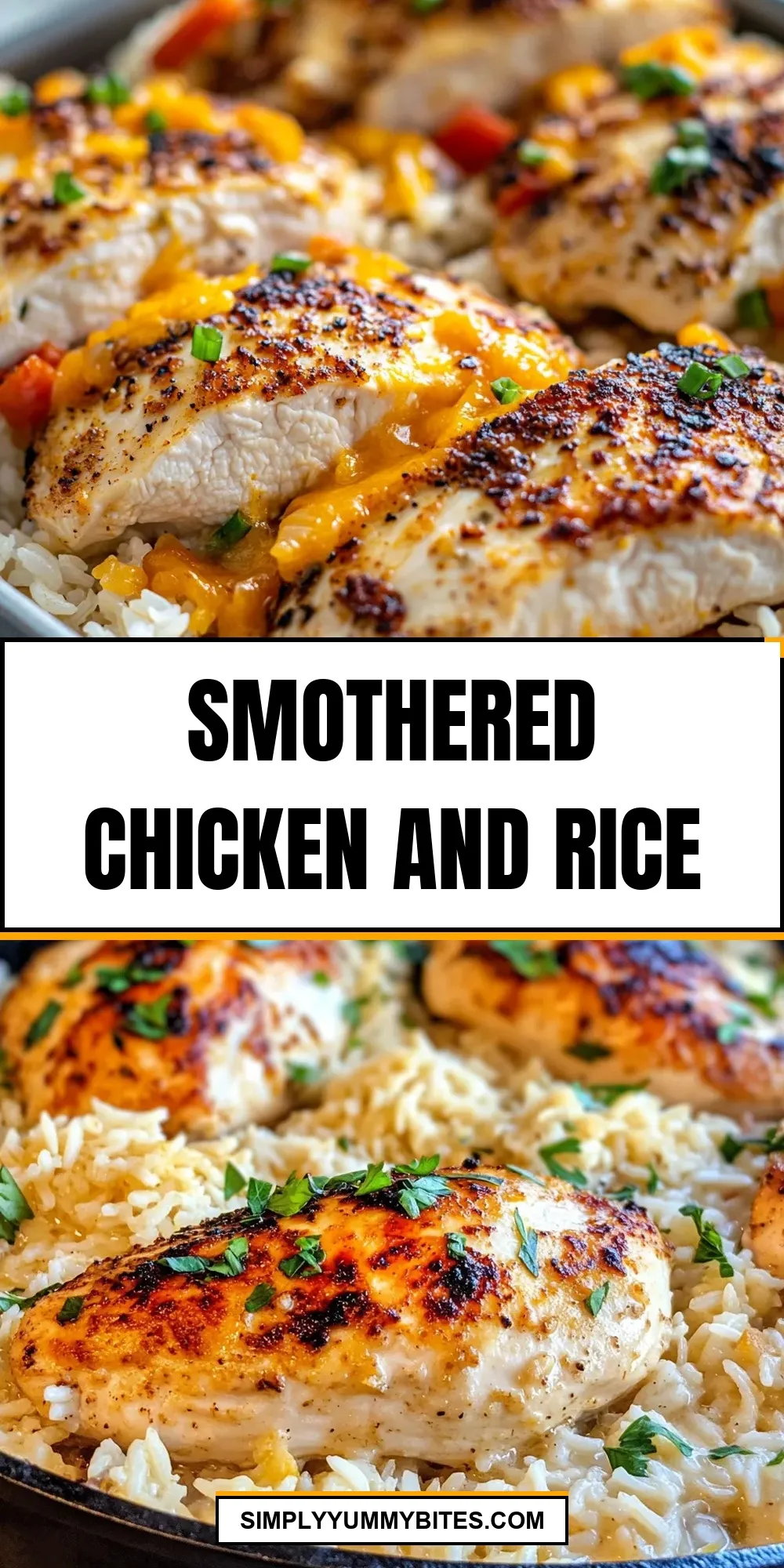 Smothered Chicken And Rice Recipe
