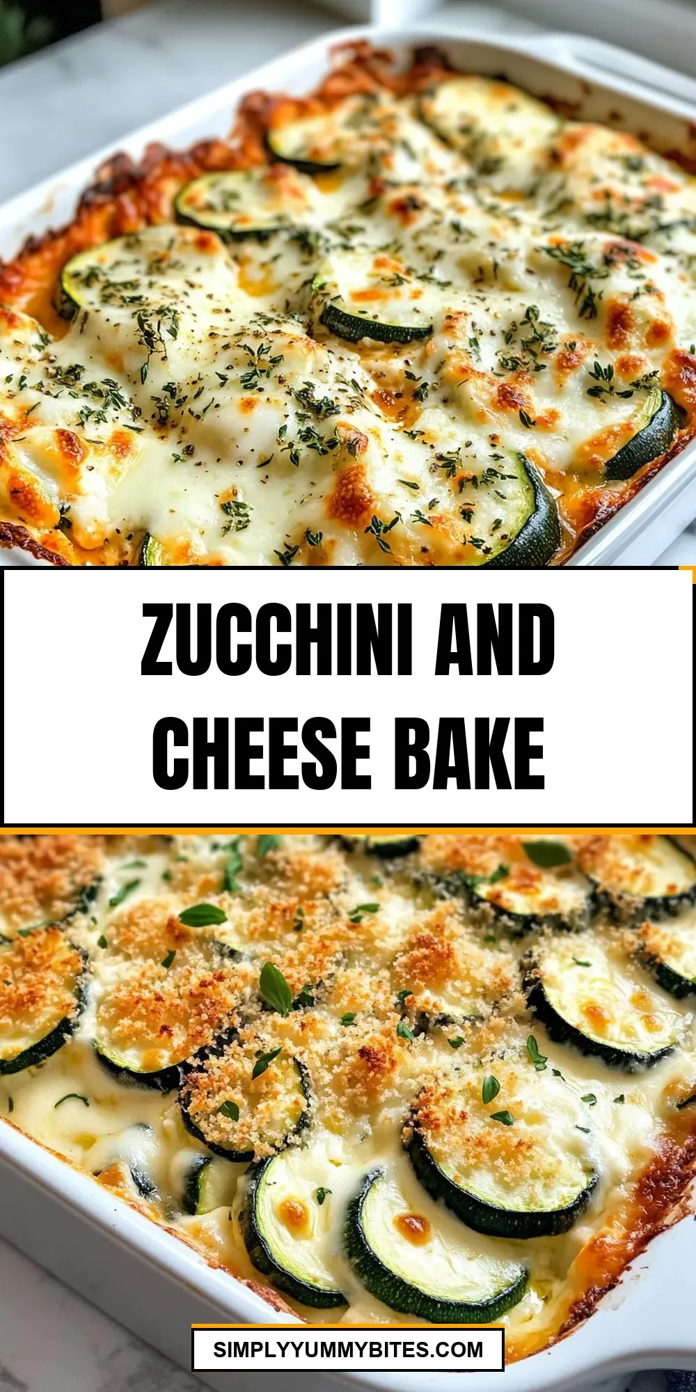 Easy Zucchini And Cheese Bake Recipe