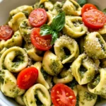 Homemade 15-Minute Creamy Pesto Tortellini photo