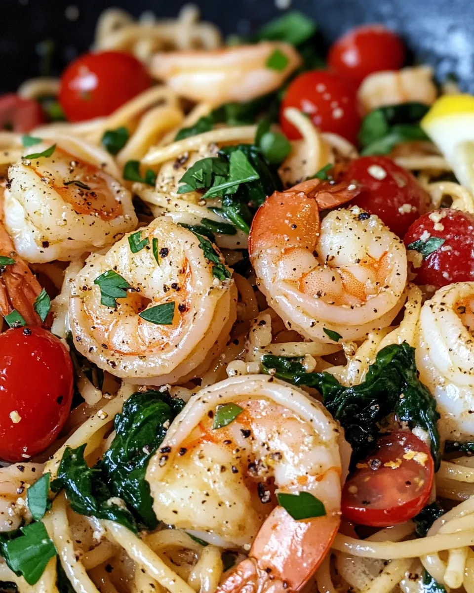Quick 20-Minute One Pot Shrimp Pasta dish photo