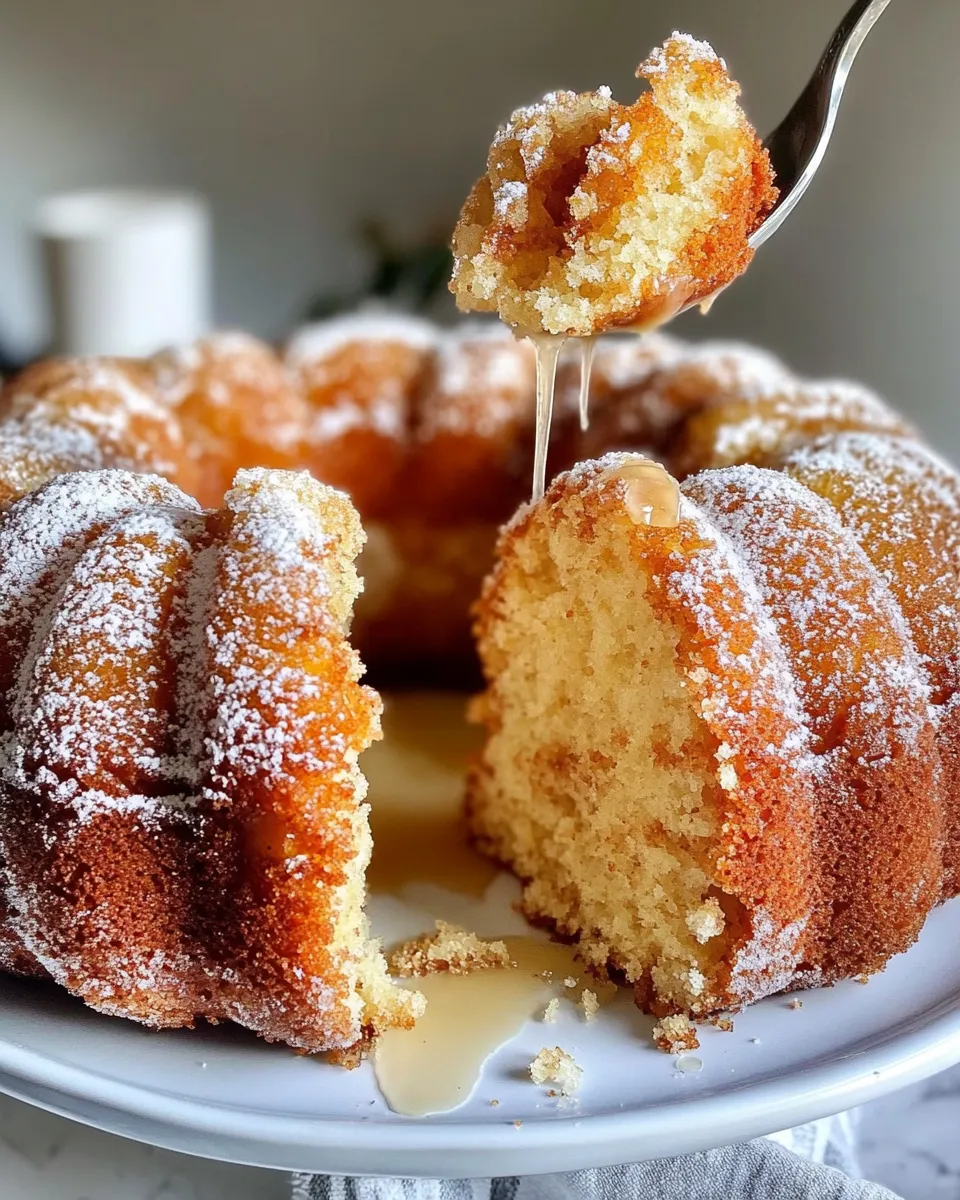 Classic Apple Cider Doughnut Cake dish photo