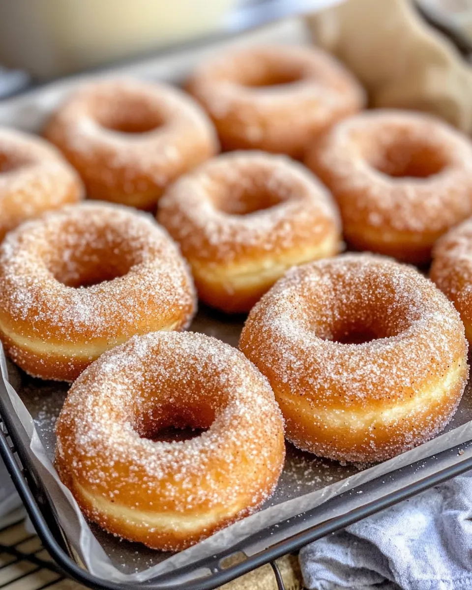 Easy Apple Cider Doughnuts plate image