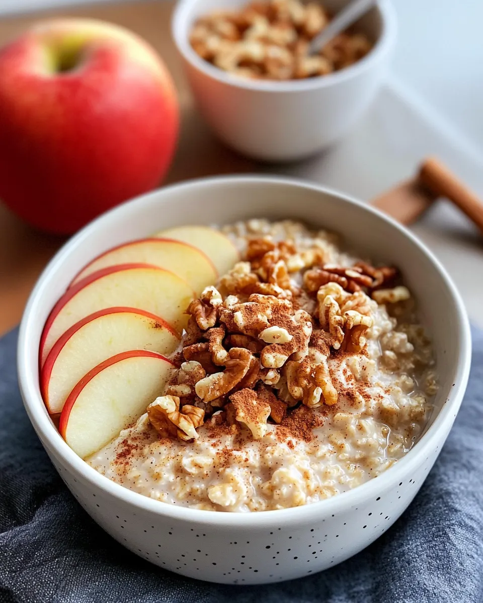 Homemade Apple Cinnamon Steel Cut Oats recipe photo