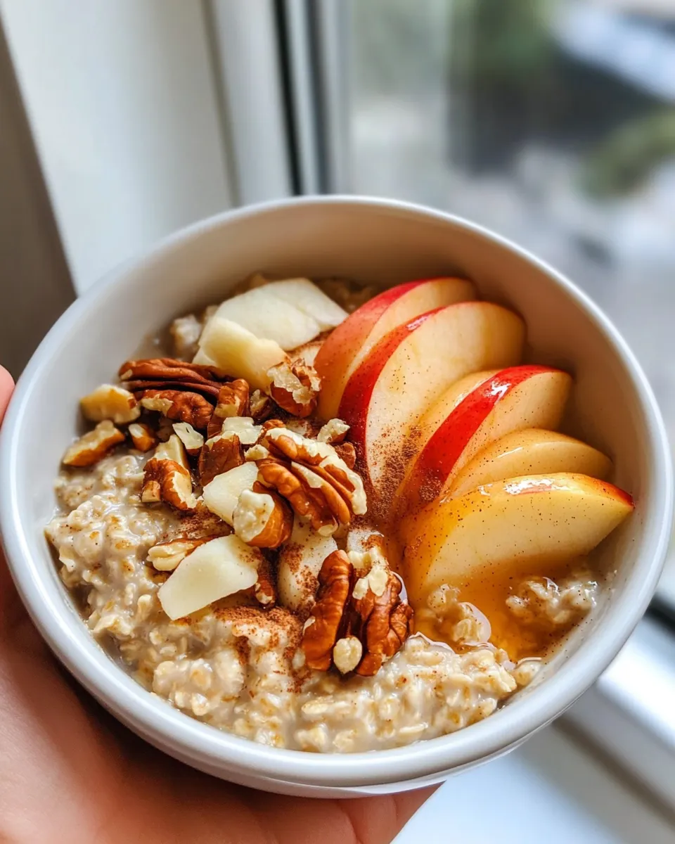 Easy Apple Cinnamon Steel Cut Oats dish photo