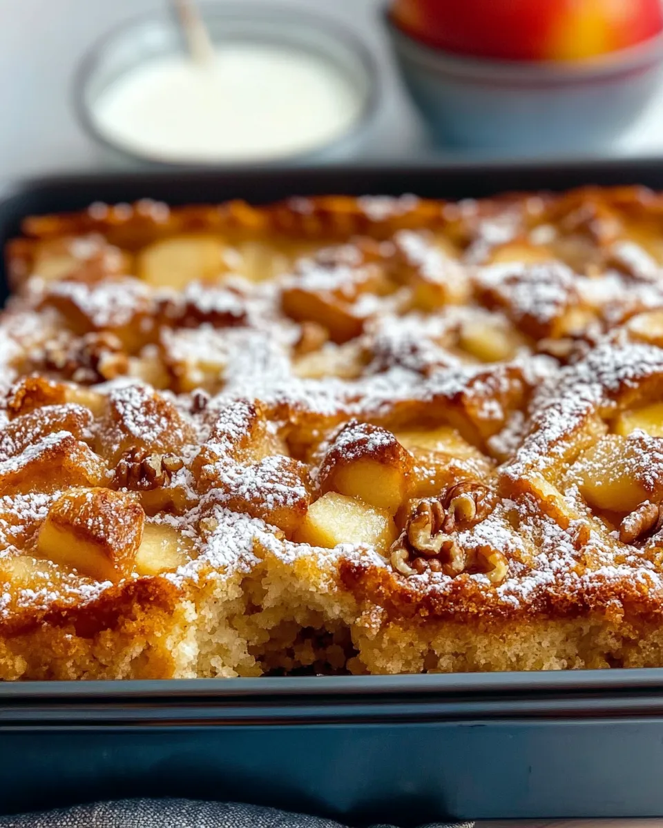 Classic Apple Fritter Cake dish photo