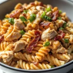 Homemade BBQ Chicken Bacon Pasta recipe photo