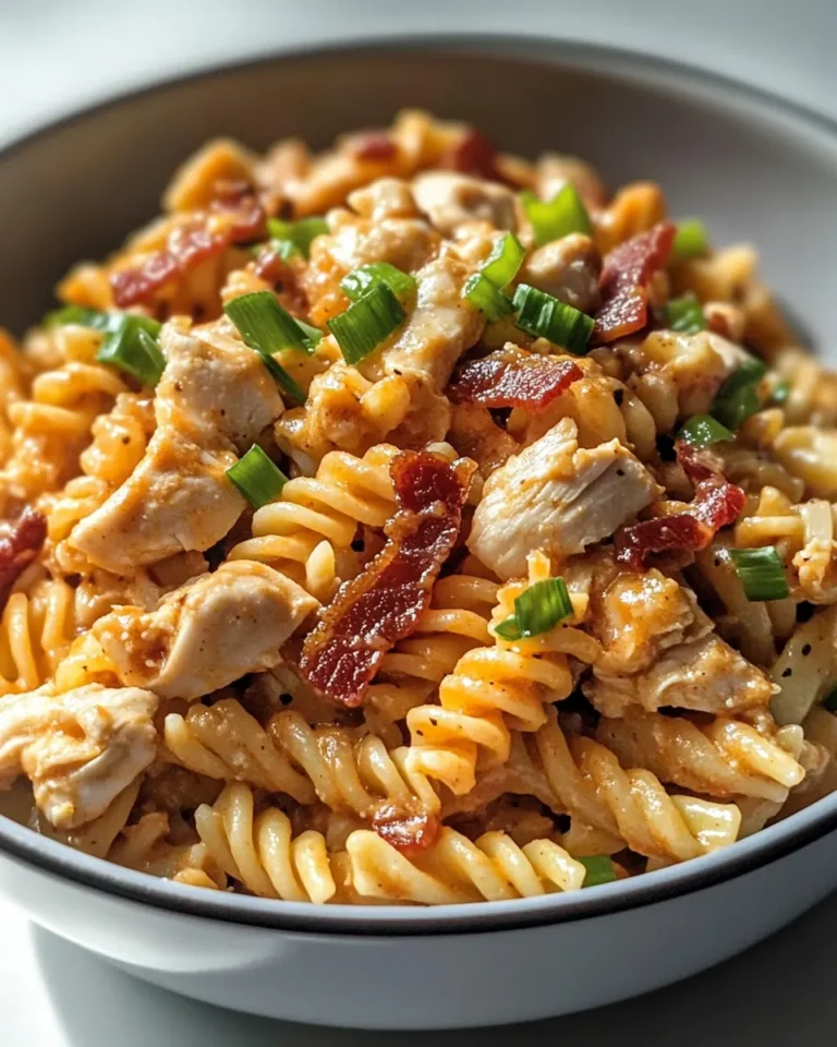 Homemade BBQ Chicken Bacon Pasta recipe photo