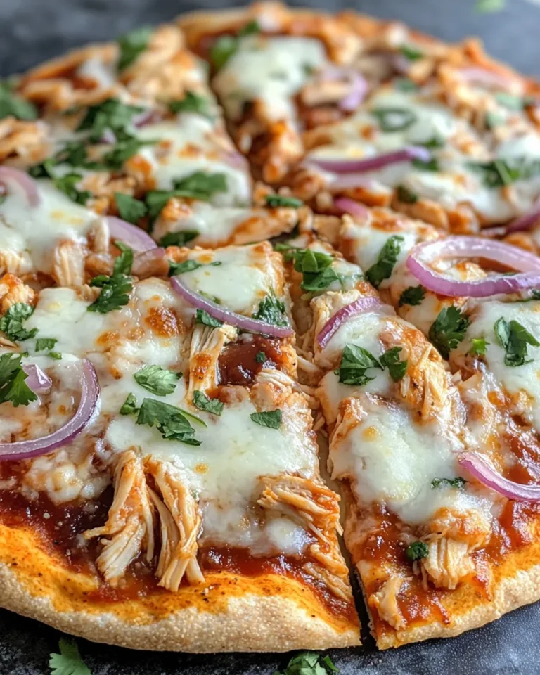 Homemade BBQ Chicken Pizza photo