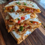 Homemade BBQ Chicken Quesadilla Bites recipe photo