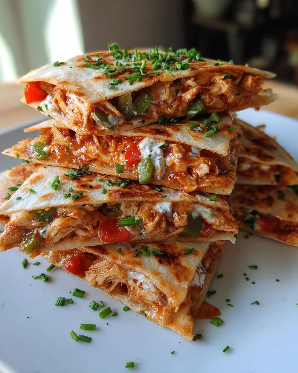 Classic BBQ Chicken Quesadilla Bites dish photo