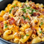 Homemade BBQ Pulled Pork Macaroni Pasta recipe photo