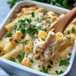 Homemade Baked Chicken Alfredo Ziti photo