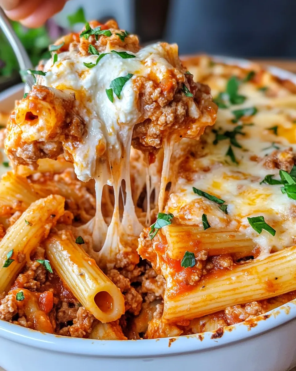 Easy Baked Ziti with Ricotta recipe photo