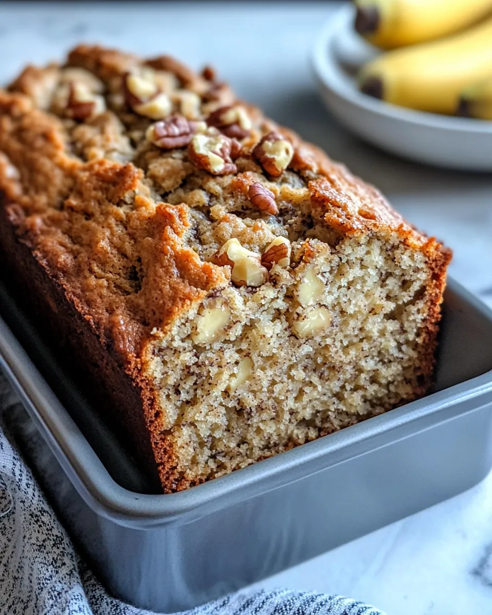 Homemade Banana Bread with Walnuts recipe photo