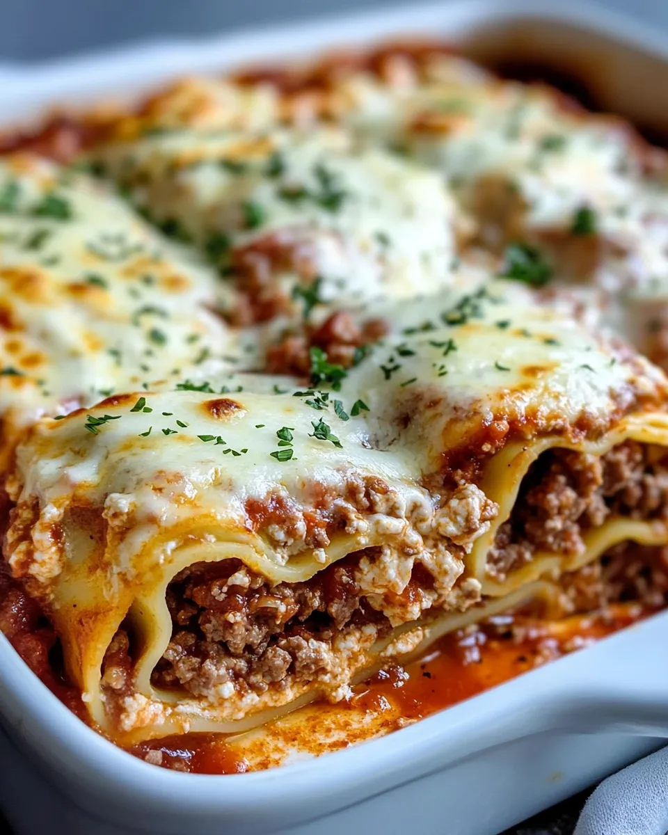 Delicious Beefy Cheesy Lasagna Roll Ups picture