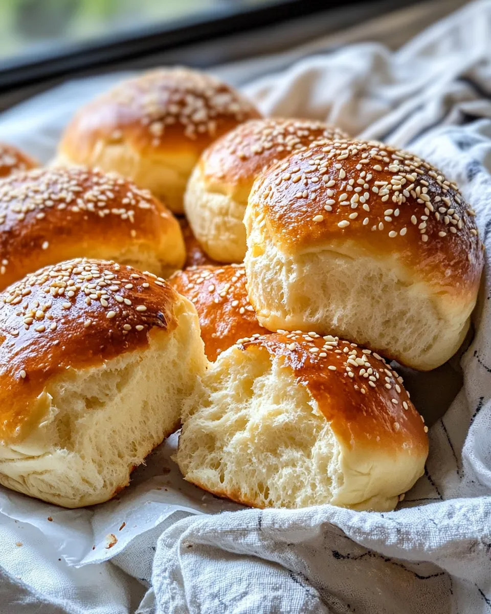 Easy Brioche Burger Buns recipe image