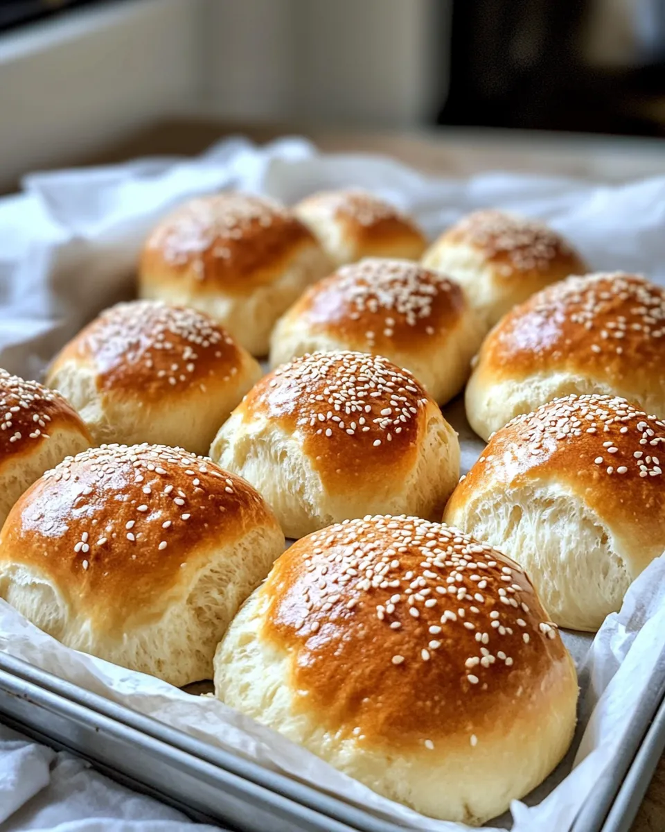 Delicious Brioche Burger Buns food shot