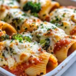 Homemade Broccoli Cheddar Stuffed Shells recipe photo