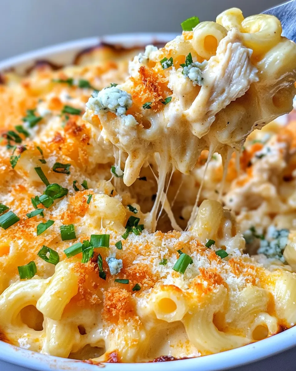 Homemade Buffalo Chicken Mac and Cheese recipe photo