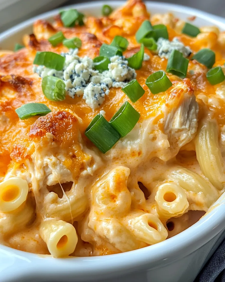 Classic Buffalo Chicken Mac and Cheese dish photo
