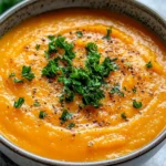 Homemade Butternut Squash Bisque photo