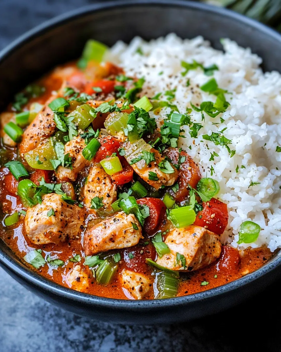 Homemade Cajun Chicken Sausage Gumbo recipe photo