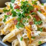 Homemade Cheddar Bacon Ranch Pasta recipe photo