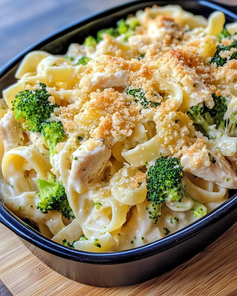 Classic Cheesy Alfredo Chicken Bake dish photo