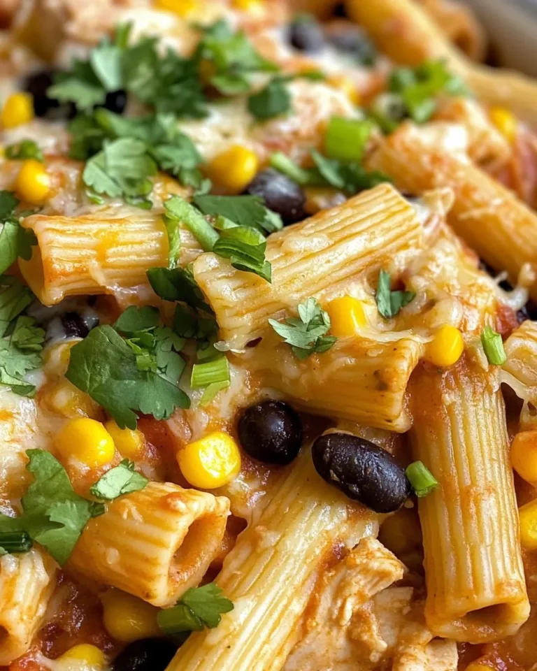 Homemade Cheesy Chicken Enchilada Pasta recipe photo