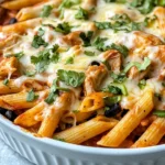 Homemade Cheesy Chicken Enchilada Pasta Bake photo