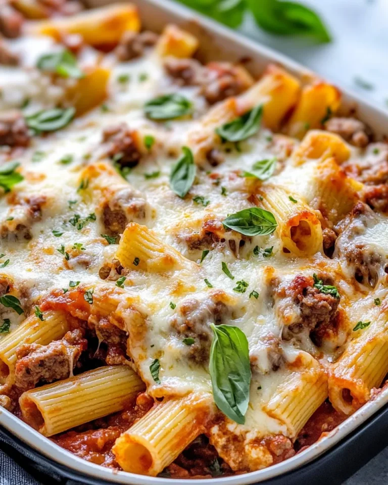 Homemade Cheesy Italian Sausage Rigatoni recipe photo