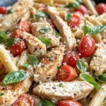 Homemade Chicken Mozzarella Pasta photo