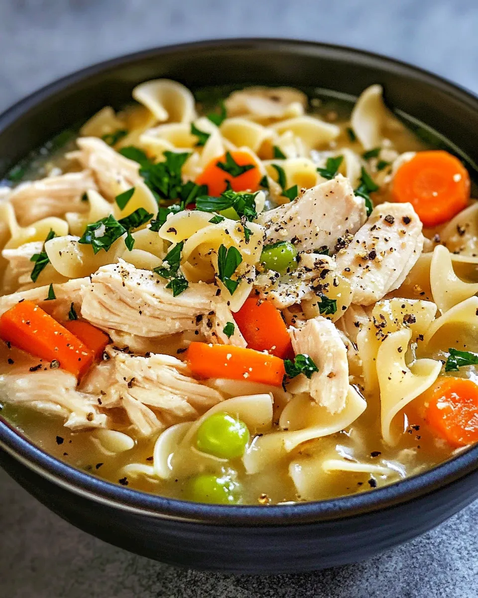 Homemade Chicken Noodle Soup photo