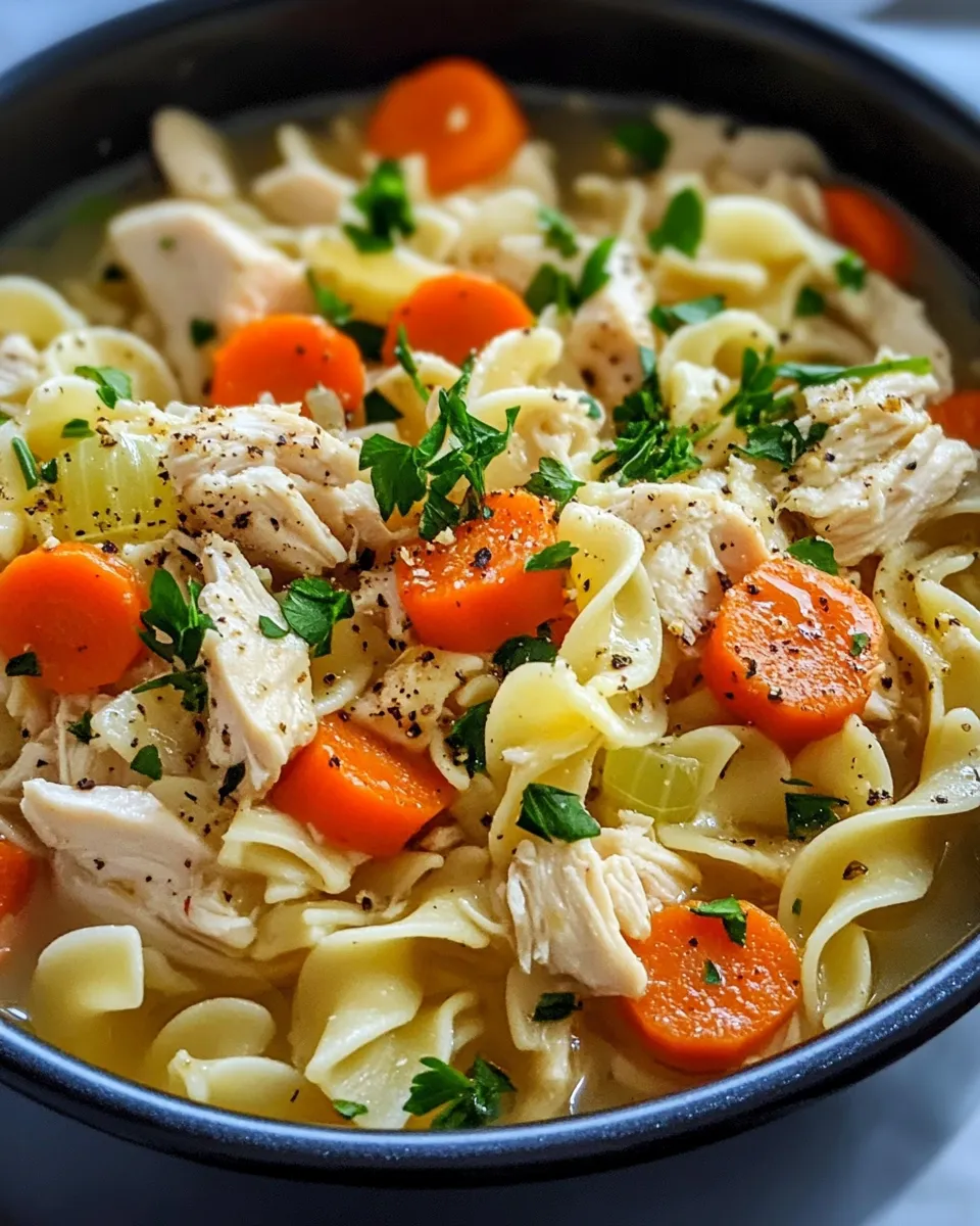 Easy Chicken Noodle Soup dish photo