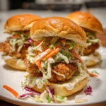 Homemade Chicken Sliders with Slaw photo