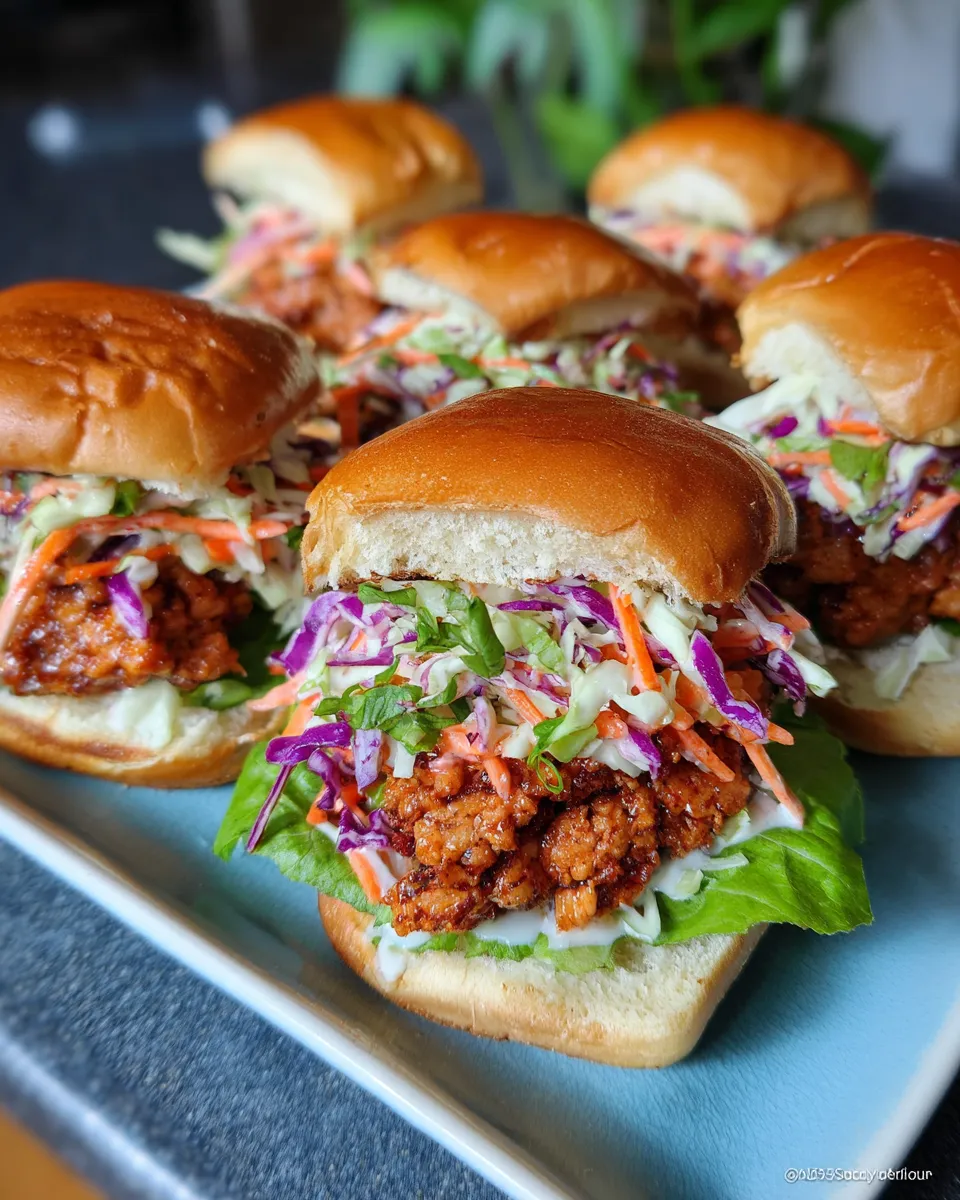 Delicious Chicken Sliders with Slaw dish photo