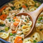 Homemade Chicken Tortellini Soup photo