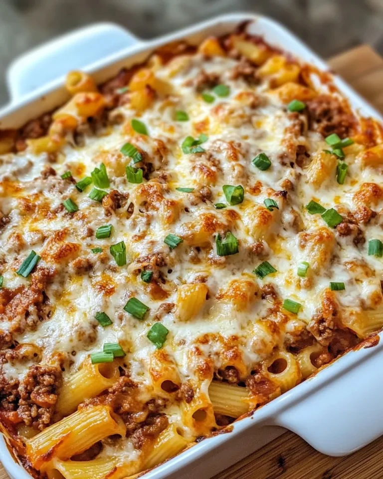 Homemade Chili Cheese Dog Pasta Bake photo