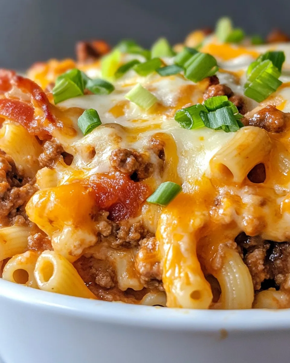 Classic Chili Cheese Dog Pasta Bake image