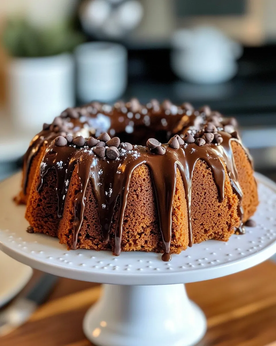 Homemade Chocolate Fudge Bundt Cake photo